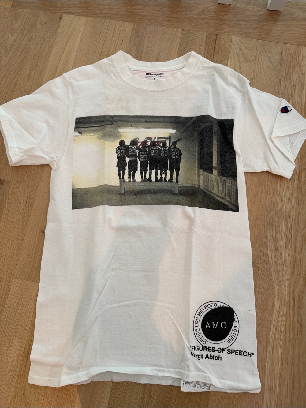 Virgil Abloh x MCA Figures of Speech Pyrex Team Tee sz small
